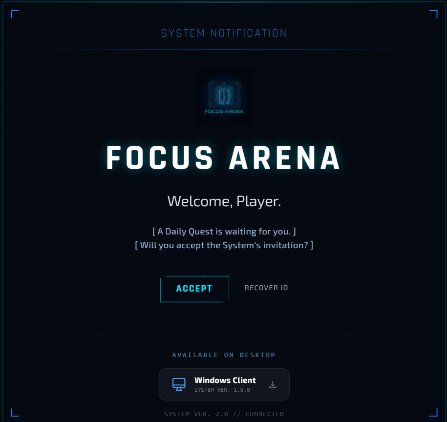 Focus Arena UI