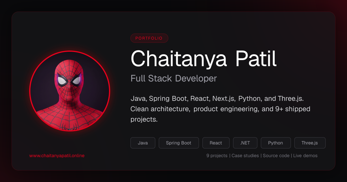 Chaitanya Patil | Full Stack Developer in India